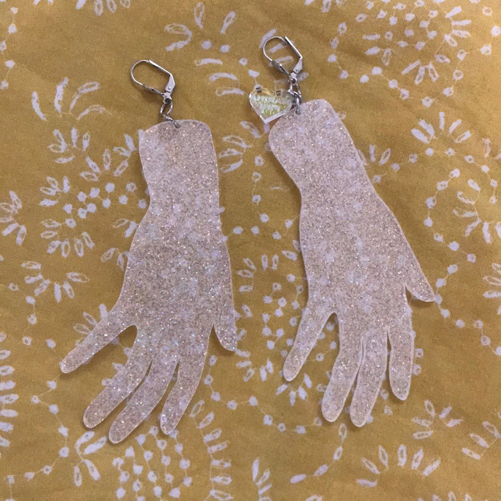 Marina Fini spooky hands earrings
